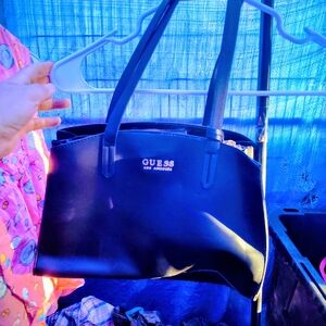 Guess Classic Black Tote Bag
